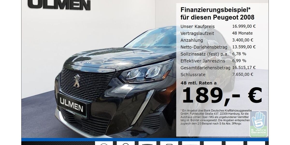 Peugeot 2008 43.095 km 16.899 &euro; Düsseldorf 40231