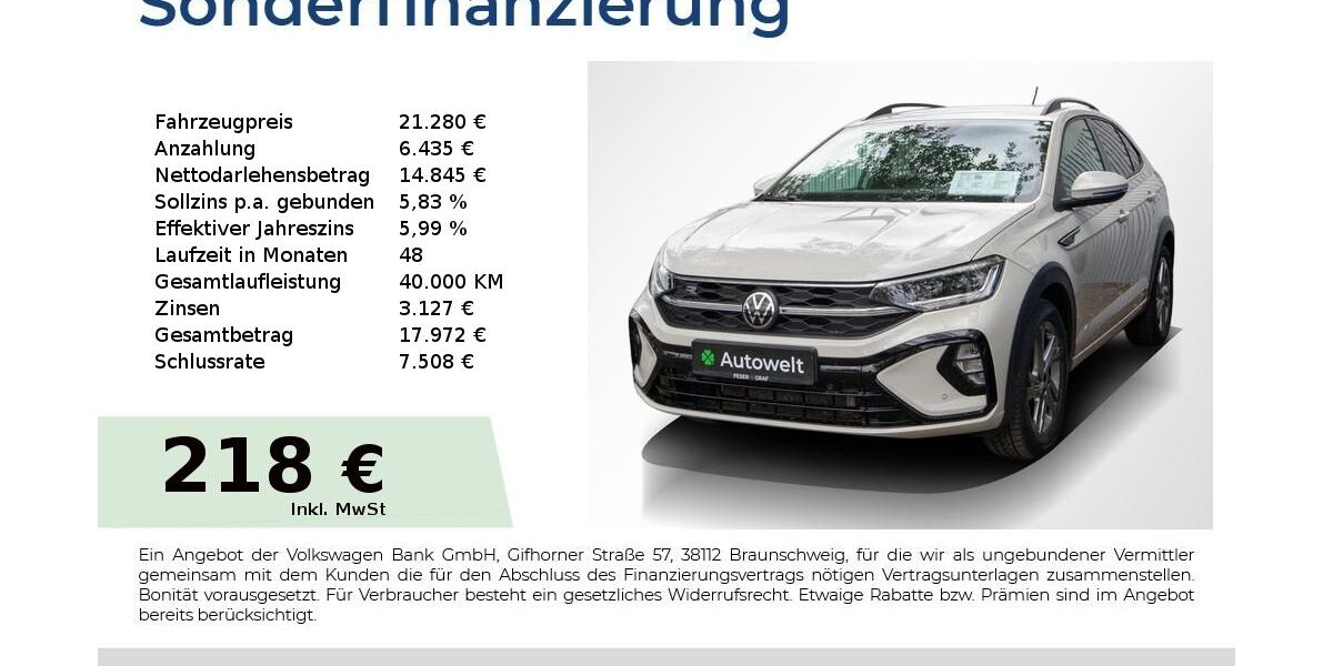 VW Taigo 50.550 km 21.280 &euro; Nürnberg 90431