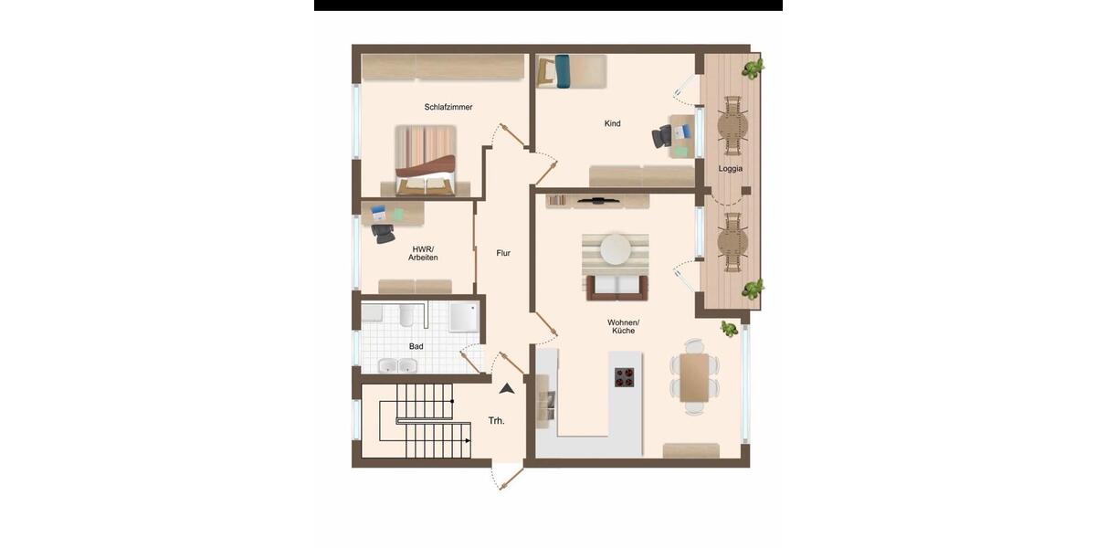 Etagenwohnung Oberstaufen - 3.5 Zimmer, 93 m&sup2;, 410.000&euro; | Angebot:26530457
