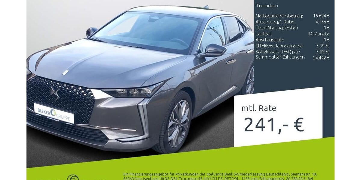 DS Automobiles DS4 15.926 km 20.670 &euro; Ahaus 48683