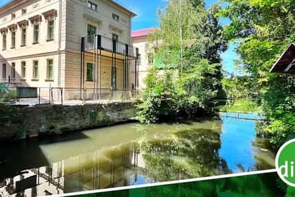 ERSTBEZUG in sanierter Papierfabrik | Wohntraum am Wasser mit 2 Balkonen, 2 Bädern, Gartenanteil 4 zimmer