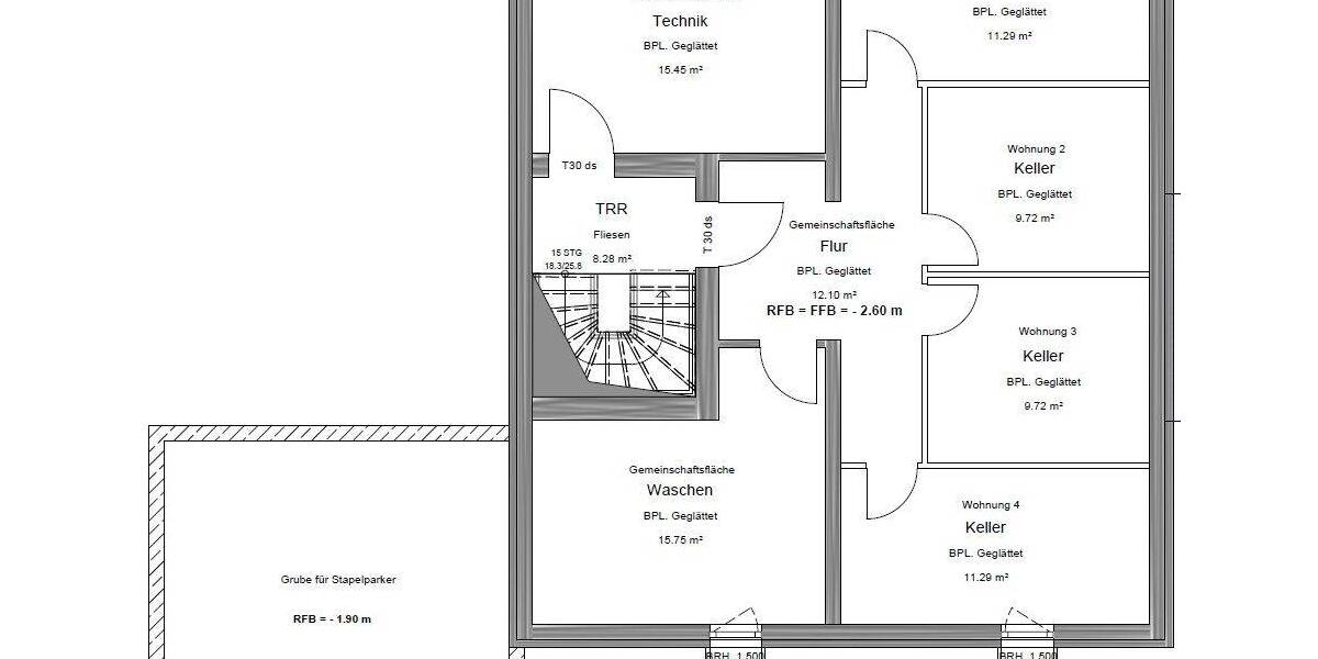 Etagenwohnung Reutlingen Innenstadt - 3 Zimmer, 91 m&sup2;, 559.500&euro; | Angebot:26621058