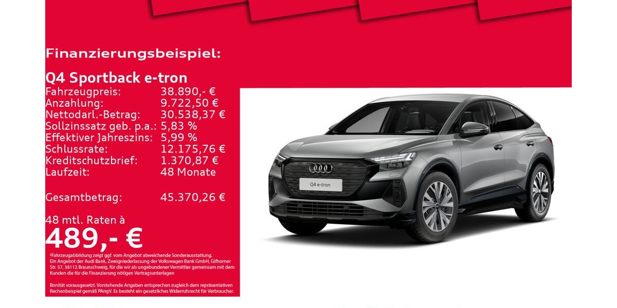Audi Q4 e-tron 35.264 km 38.450 &euro; Hannover 30179
