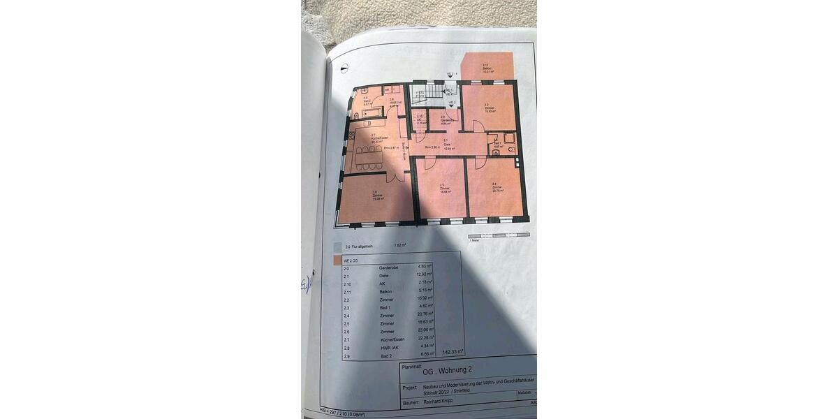 Etagenwohnung Malchin - 4 Zimmer, 142 m&sup2;, 1.410&euro; | Angebot:23689554
