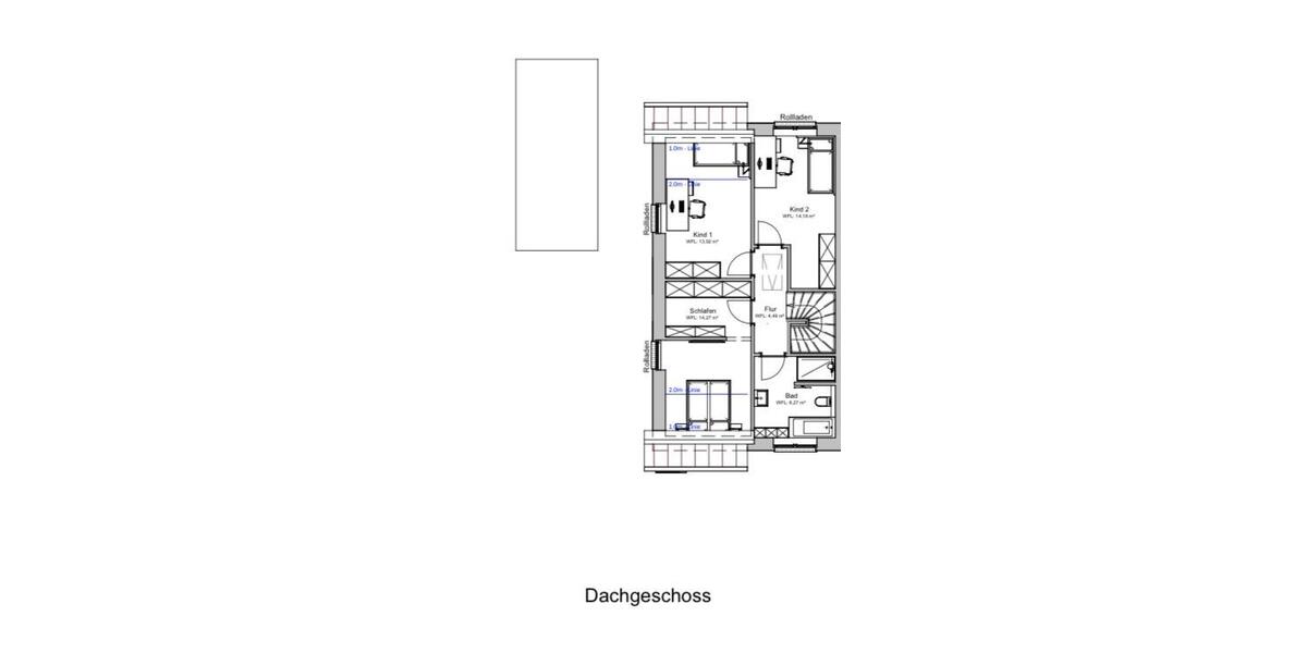 Doppelhaushälfte Bassum - 5 Zimmer, 117 m&sup2;, 1.500&euro; | Angebot:26678437