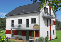 Geplantes 4-Familienhaus