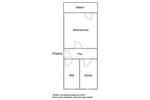Erdgeschoßwohnung Perleberg - 1 Zimmer, 31 m&sup2;, 200&euro; | Angebot:24893044