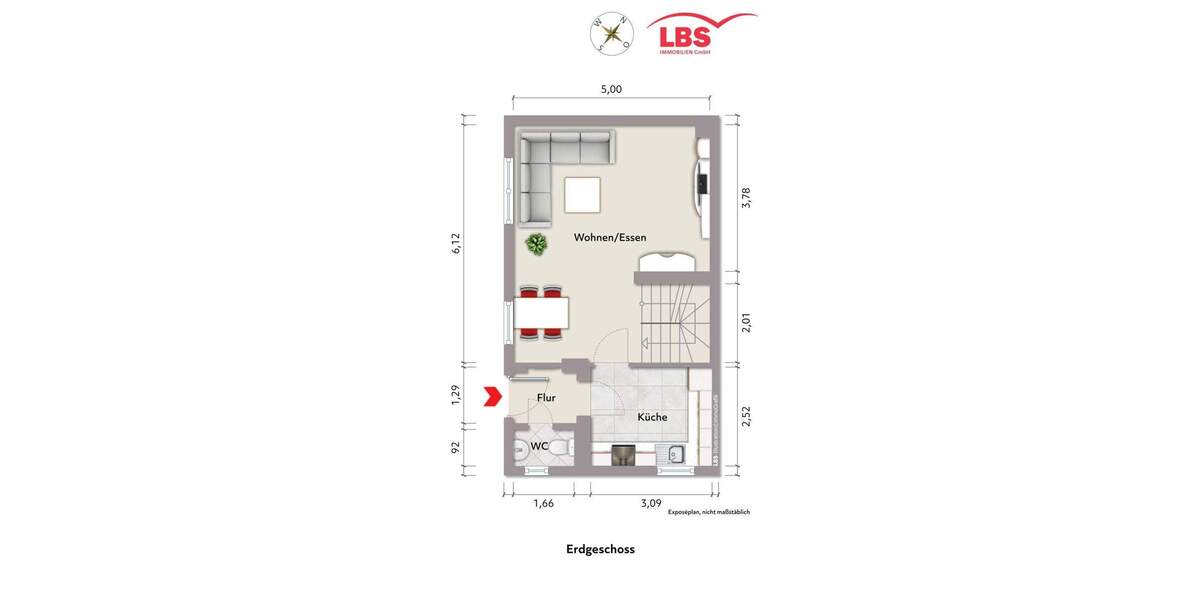 Doppelhaushälfte Recklinghausen Hochlarmark - 3 Zimmer, 71 m&sup2;, 175.000&euro; | Angebot:24424320