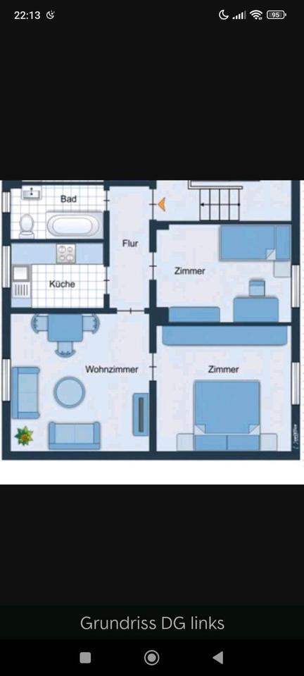 Dachgeschoßwohnung 49qm ab sofort frei