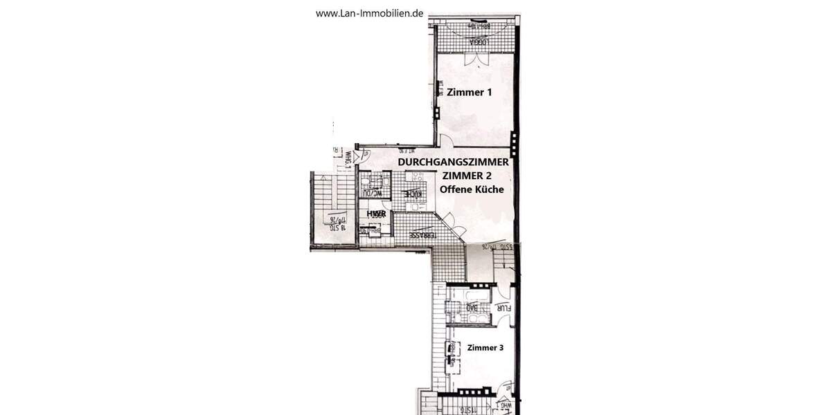 Etagenwohnung Berlin Charlottenburg - 3 Zimmer, 121 m&sup2;, 1.936&euro; | Angebot:25567451