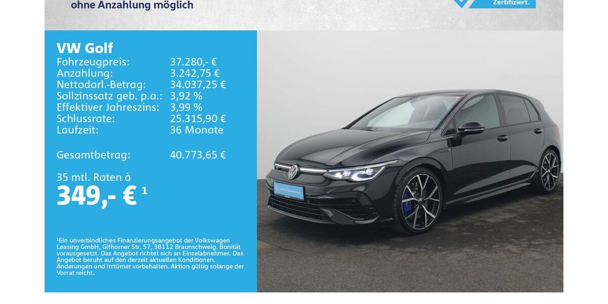VW Golf 40.500 km 37.280 &euro; Würzburg 97076