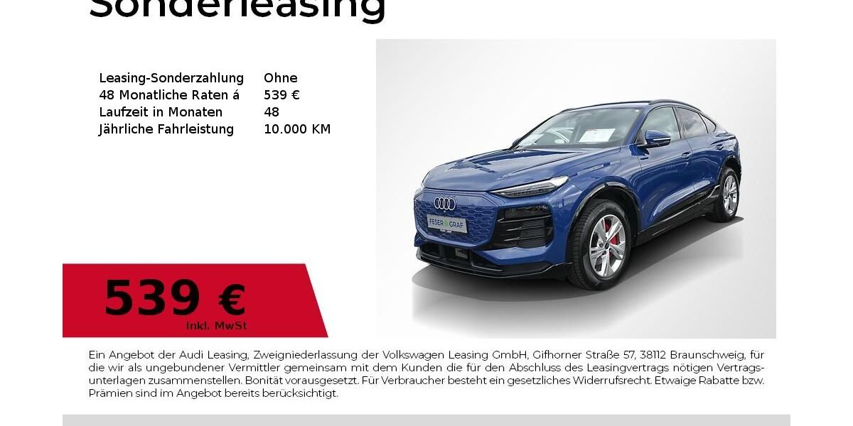 Audi Q6 e-tron 16.150 km 55.398 &euro; Erlangen 91058