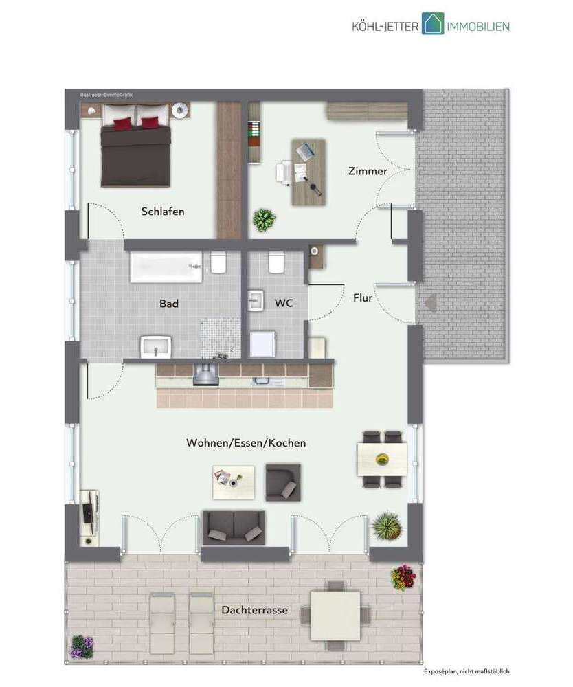 Wohnung zum Mieten in Balingen 1.425 € 103.5 m²