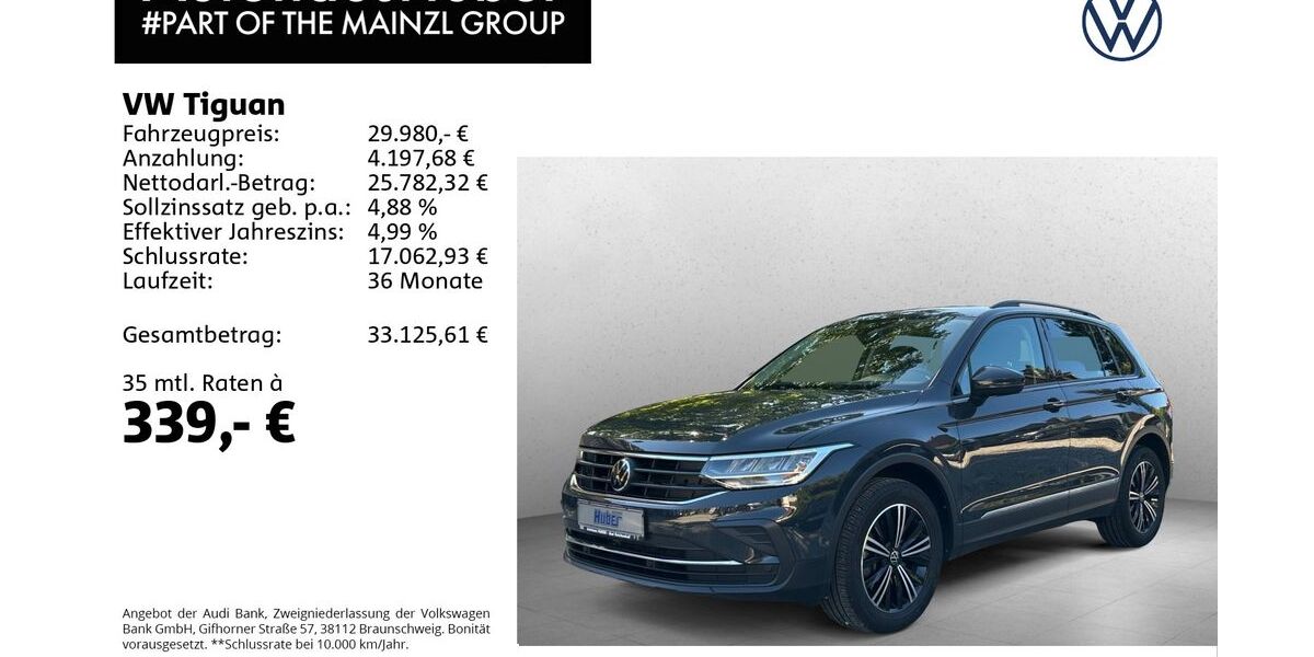 VW Tiguan 42.300 km 28.910 &euro; Bad Reichenhall 83435