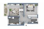 GEPFLEGTE 2-RAUMWOHNUNG MIT BALKON UND GARAGE IN RUHIGER LAGE 2 zimmer