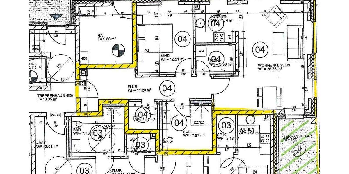 Etagenwohnung Westerstede - 2 Zimmer, 73 m&sup2;, 249.900&euro; | Angebot:25692600