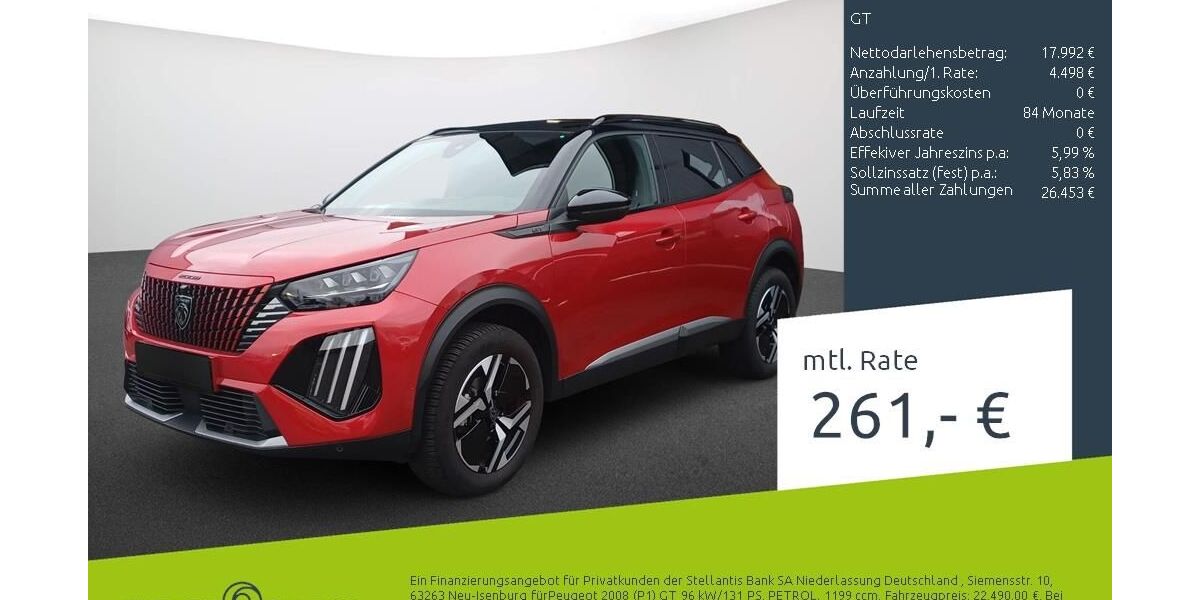 Peugeot 2008 21.845 km 22.490 &euro; Dülmen 48249