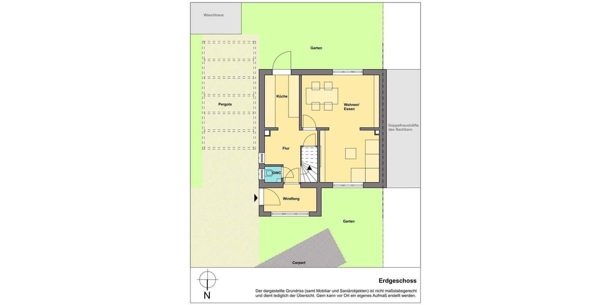 Doppelhaushälfte Coswig - 3 Zimmer, 80 m&sup2;, 250.000&euro; | Angebot:26806230