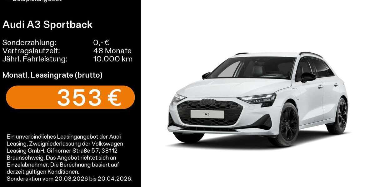 Audi A3 9.000 km 41.599 &euro; Hanau 63452