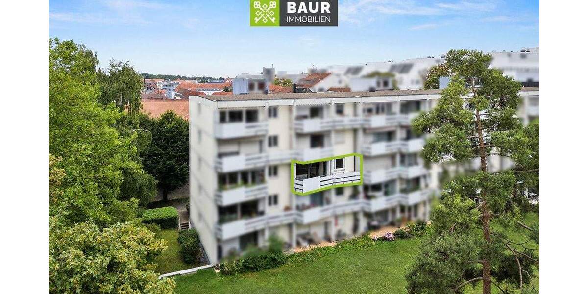 360° | Urbanes Leben, grüne Ruhe: 3-Zimmerwohnung mit TG in Ulmer Weststadt 3 zimmer