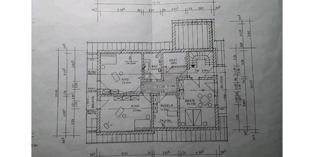 Dachgeschoßwohnung Grafling - 3 Zimmer, 100 m&sup2;, 1.000&euro; | Angebot:26625189