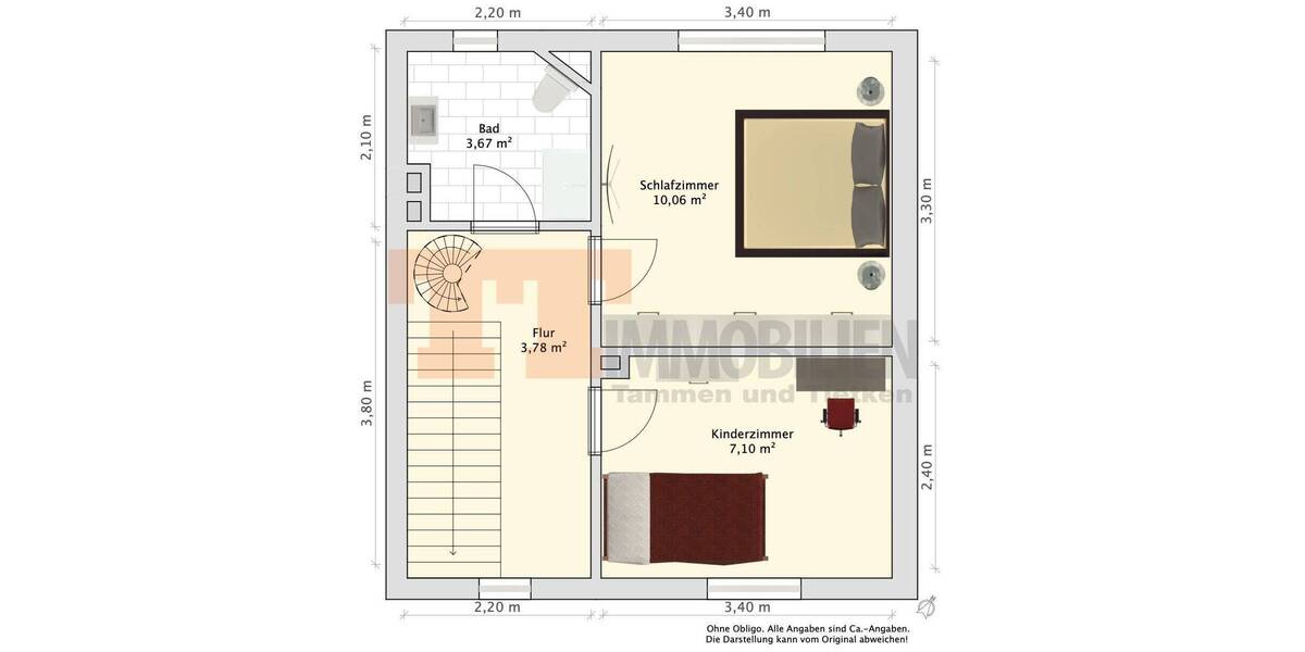 Reihenmittelhaus Wilhelmshaven Fedderwardergroden - 4 Zimmer, 87 m&sup2;, 135.000&euro; | Angebot:26841469