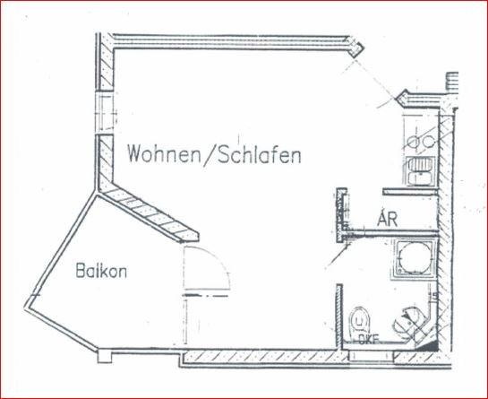 Etagenwohnung Plauen - 1.5 Zimmer, 28 m&sup2;, 29.000&euro; | Angebot:27270868