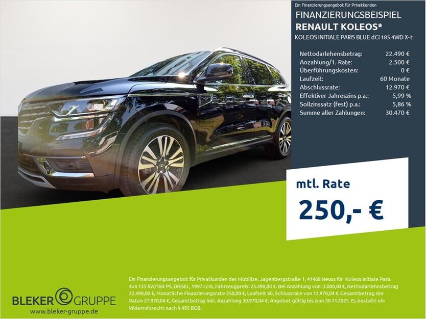 Renault Koleos 90.700 km 24.990 € Borken 46325