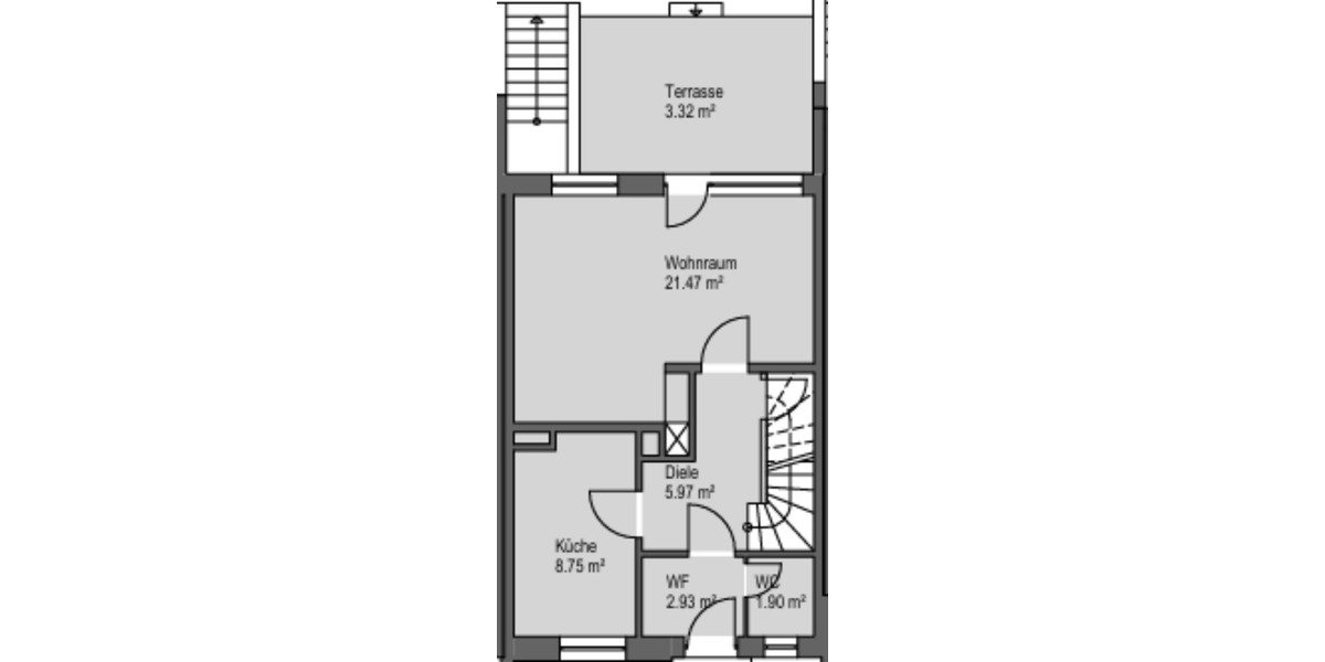 Reihenhaus Meppen - 4 Zimmer, 72 m&sup2;, 500&euro; | Angebot:26658620