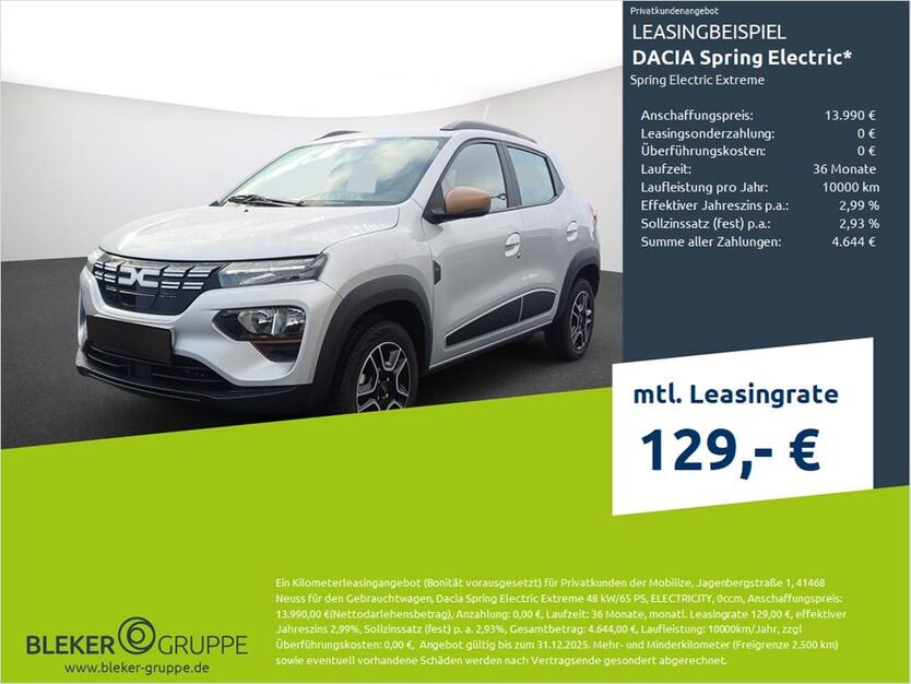 Dacia Spring 3.886 km 13.990 € Borken 46325
