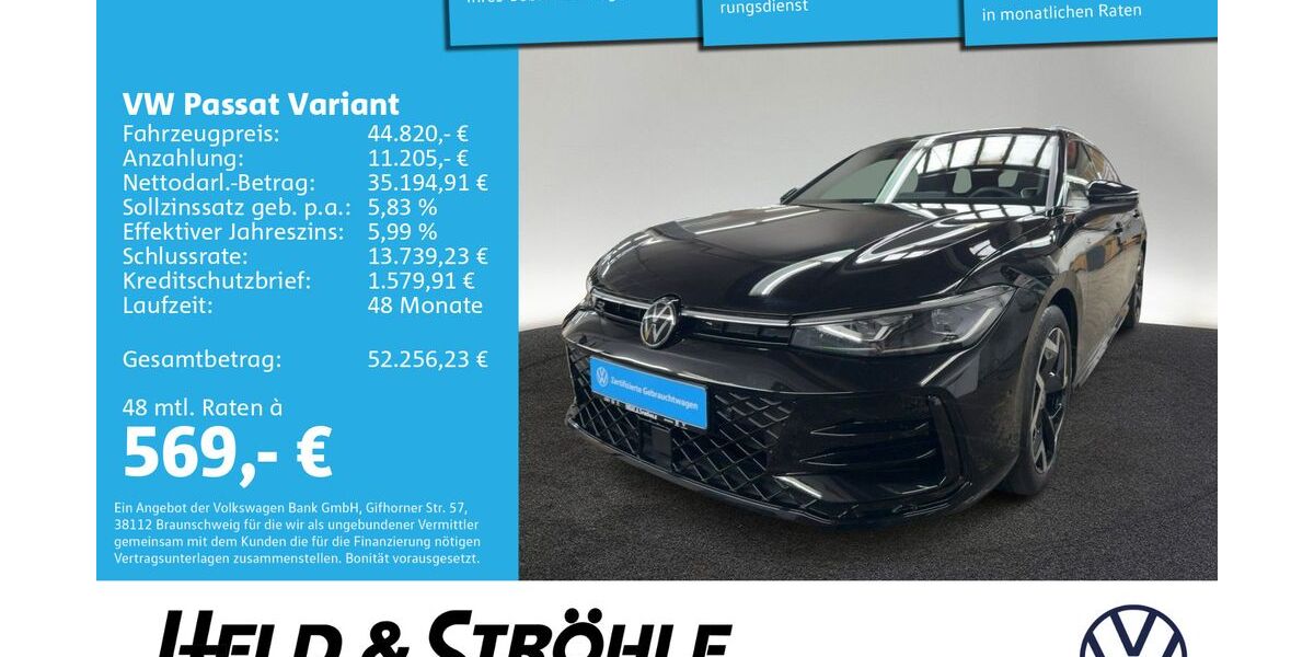 VW Passat Variant 8.817 km 44.820 &euro; Neu-Ulm 89231
