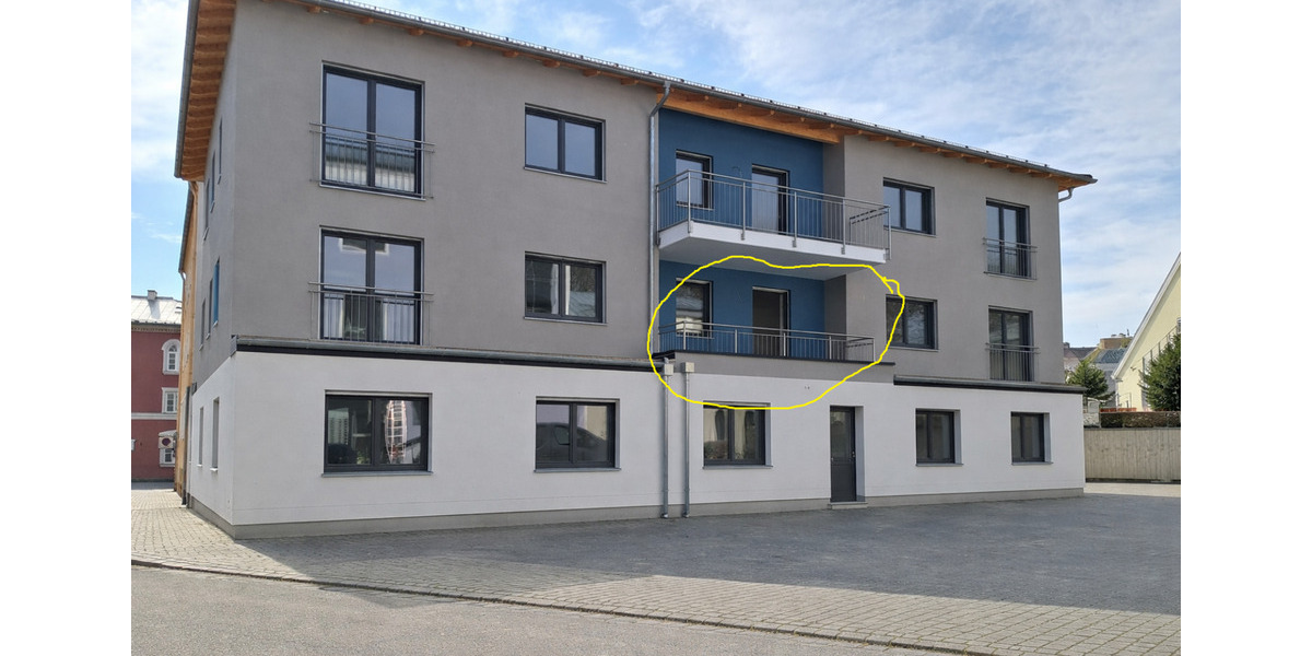 Etagenwohnung Pfarrkirchen - 2 Zimmer, 54 m&sup2;, 685&euro; | Angebot:25431662