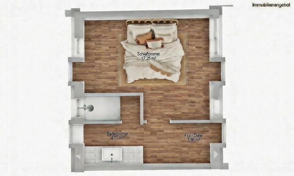 Doppelhaushälfte Großostheim - 3 Zimmer, 98 m&sup2;, 1.390&euro; | Angebot:25249443