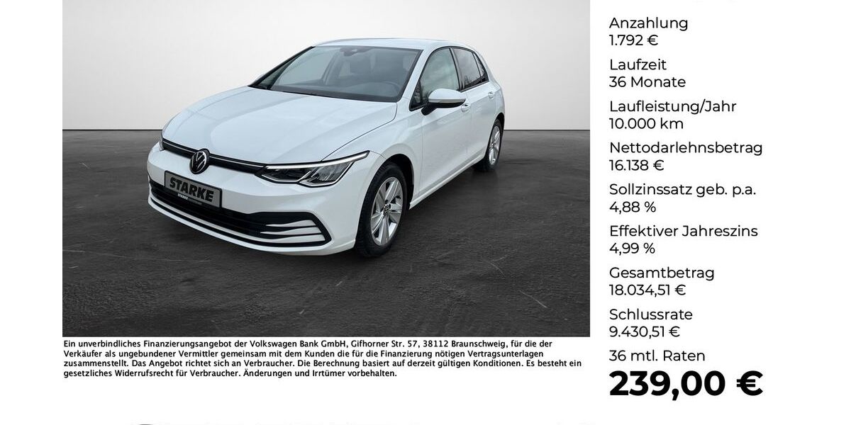 VW Golf 125.283 km 17.930 &euro; Georgsmarienhütte (Osnabrück) 49124