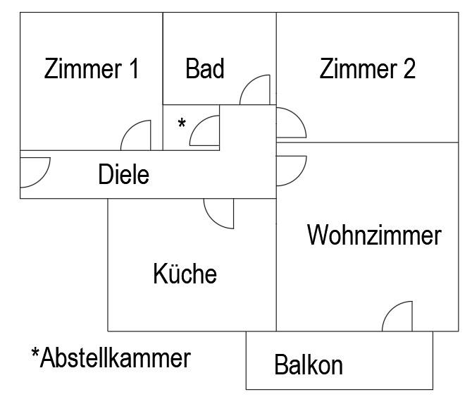 Erdgeschoßwohnung Morsbach - 3 Zimmer, 86 m&sup2;, 490&euro; | Angebot:25433345