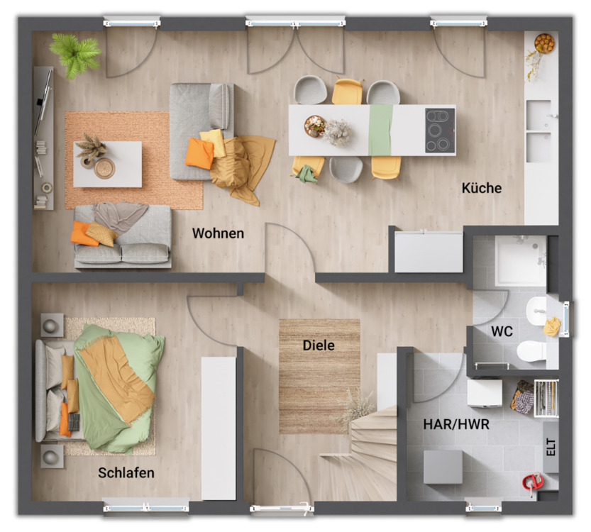 Das variable Haus mit Wohlfühlgarantie in Neu-Eichenberg OT Marzhausen - Einfach genießen...