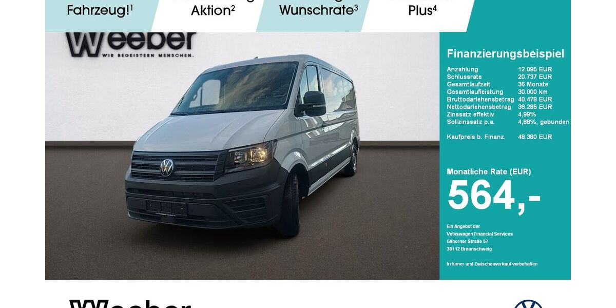 VW Crafter 2.200 km 44.880 &euro; Weil der Stadt 71263