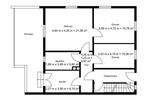 Erdgeschoßwohnung Kassel Südstadt - 3 Zimmer, 65 m&sup2;, 189.000&euro; | Angebot:26704395