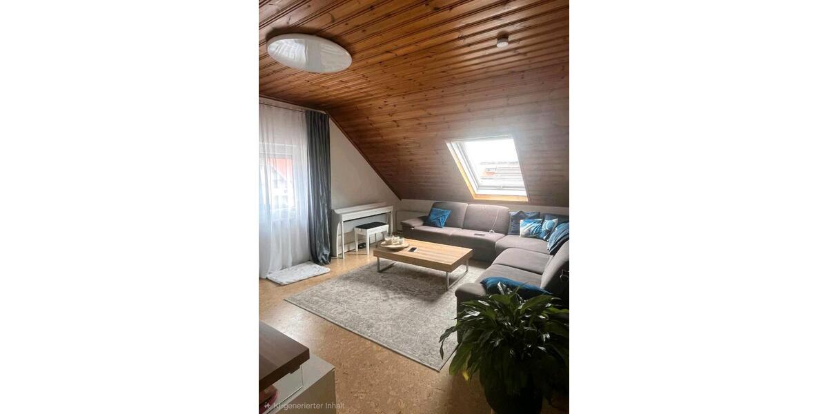 Dachgeschoßwohnung Aichstetten - 4 Zimmer, 84 m&sup2;, 1.150&euro; | Angebot:26664922
