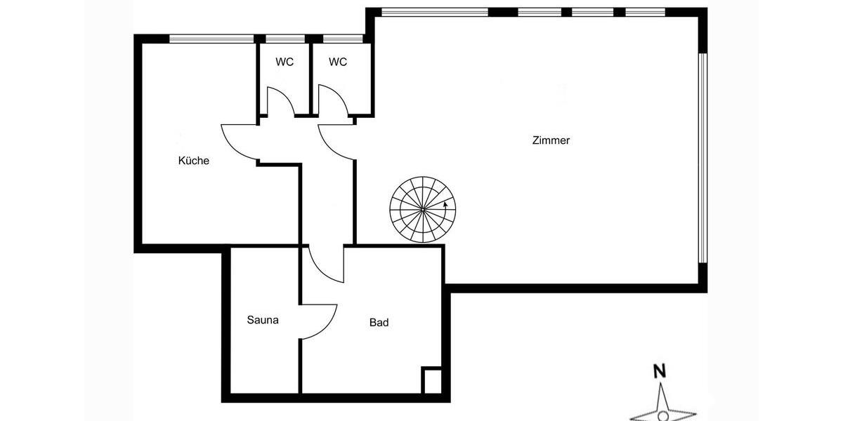 Maisonette -Wohnung -Praxis -Büro 5 zimmer
