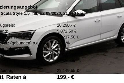 Skoda Scala 21.920 km 19.690 &euro; Wolfsburg 38440