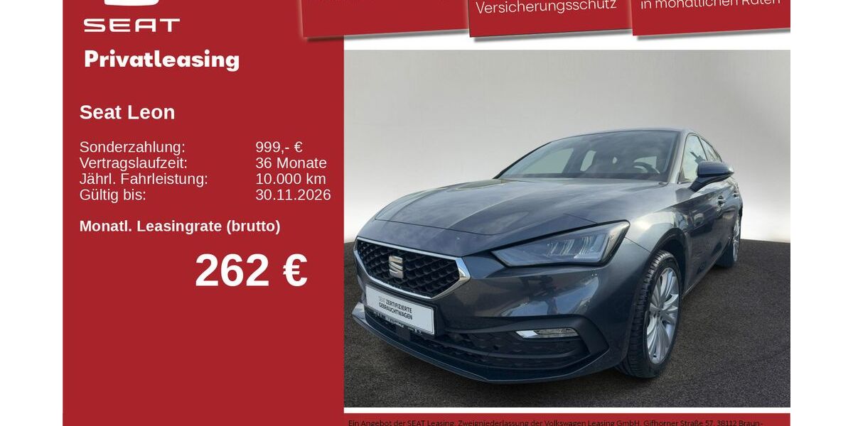 Seat Leon 11.483 km 27.960 &euro; Neu-Ulm 89231