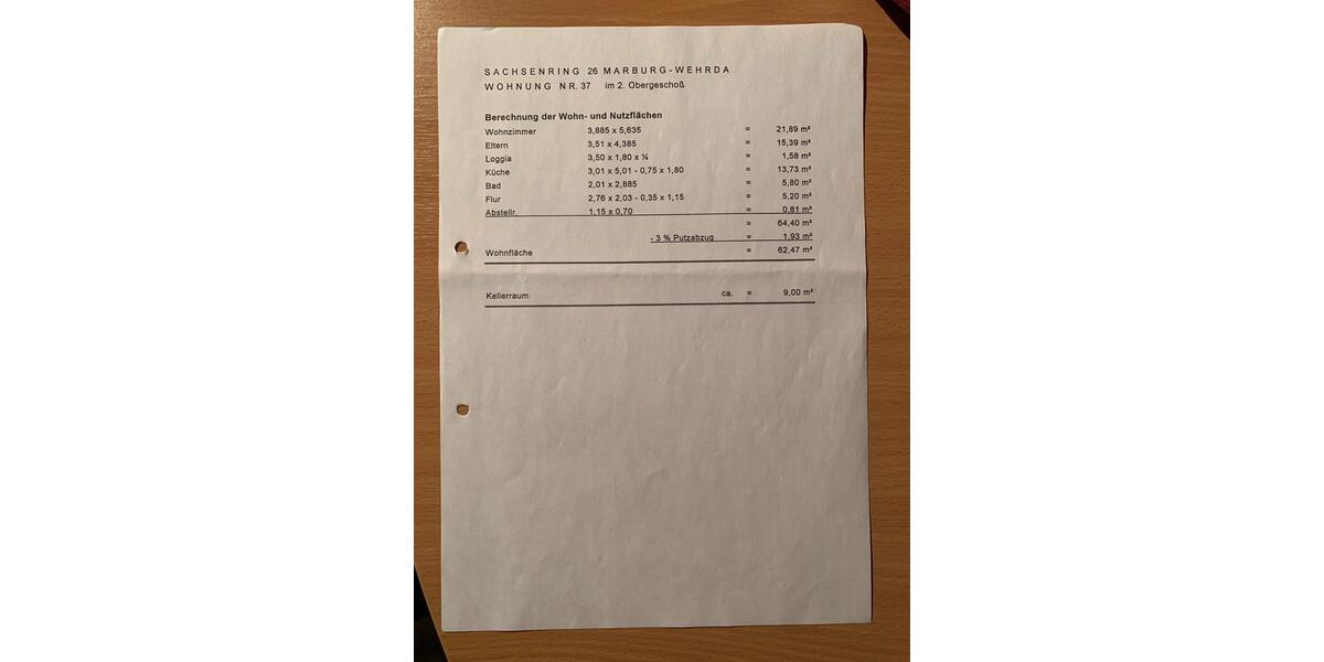 Eigentumswohnung Wehrda 2 zimmer