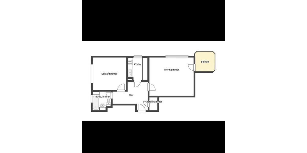 Erdgeschoßwohnung Bad Soden-Salmünster Salmünster - 2 Zimmer, 55 m&sup2;, 550&euro; | Angebot:26336171
