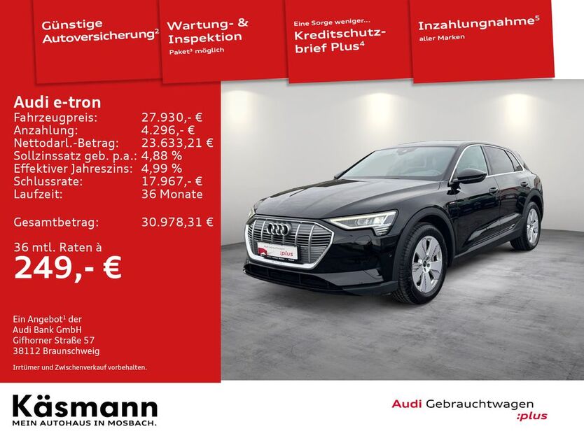 Audi e-tron 64.655 km 27.930 € Mosbach 74821