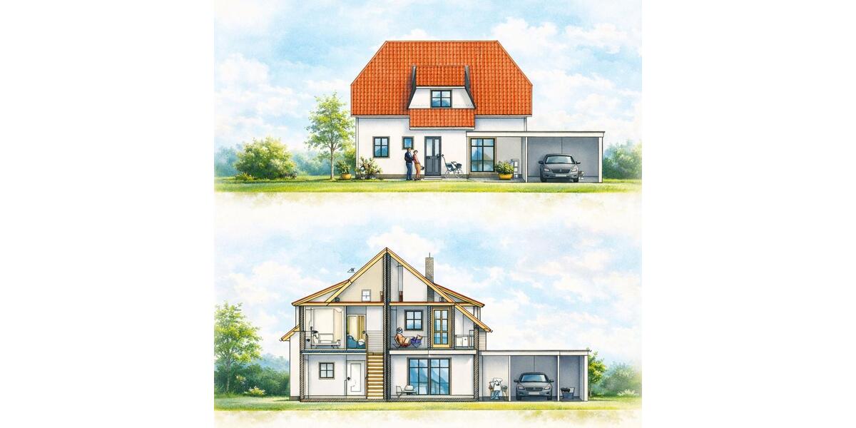 Doppelhaushälfte Syke - 4 Zimmer, 100 m&sup2;, 285.000&euro; | Angebot:24564953