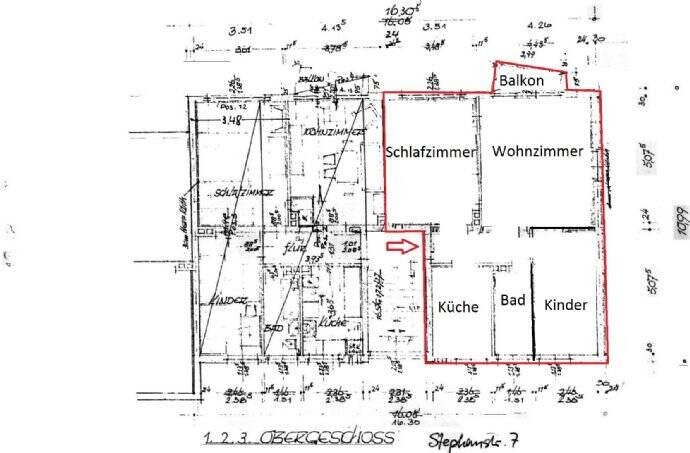 Etagenwohnung Hildesheim Ost - 3 Zimmer, 70 m&sup2;, 590&euro; | Angebot:25740709