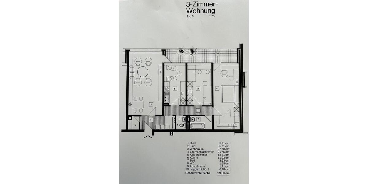 Etagenwohnung Offenbach am Main - 4 Zimmer, 142 m&sup2;, 560.000&euro; | Angebot:27088371