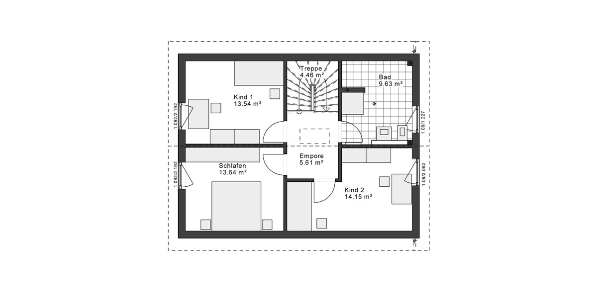 Einfamilienhaus Detmold Hiddesen - 3 Zimmer, 122 m&sup2;, 1.400&euro; | Angebot:26396788