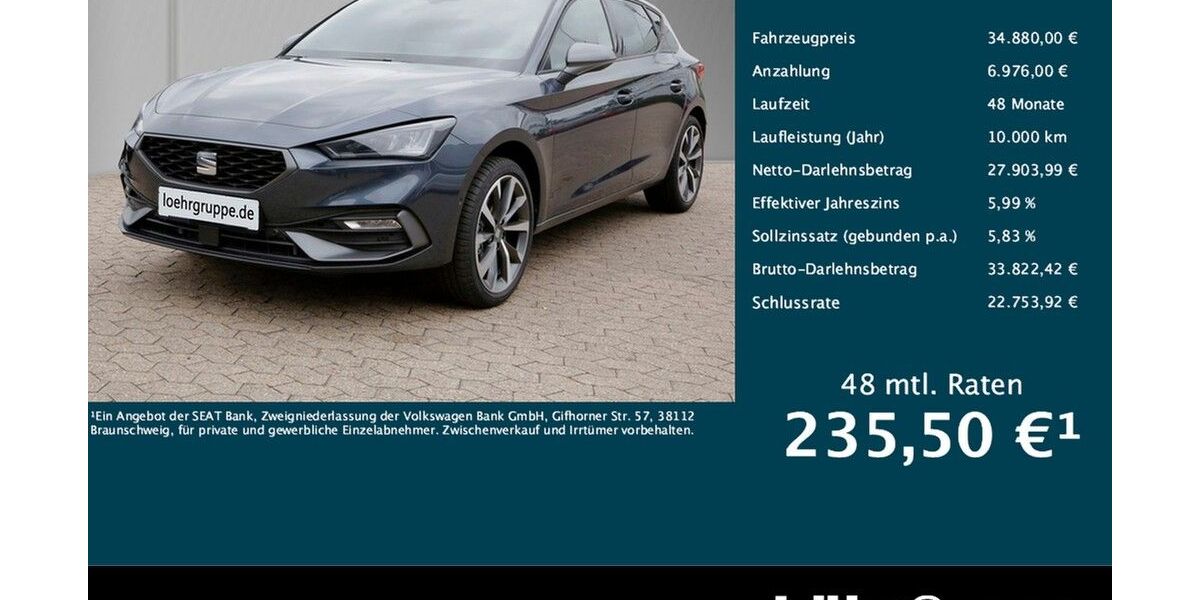 Seat Leon 5.500 km 34.880 &euro; Meckenheim / Bonn 53340